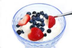 yogurt and berries
